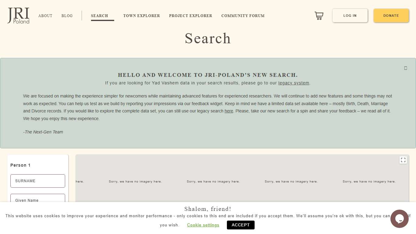 Search the JRI-Poland Database JRI-Poland