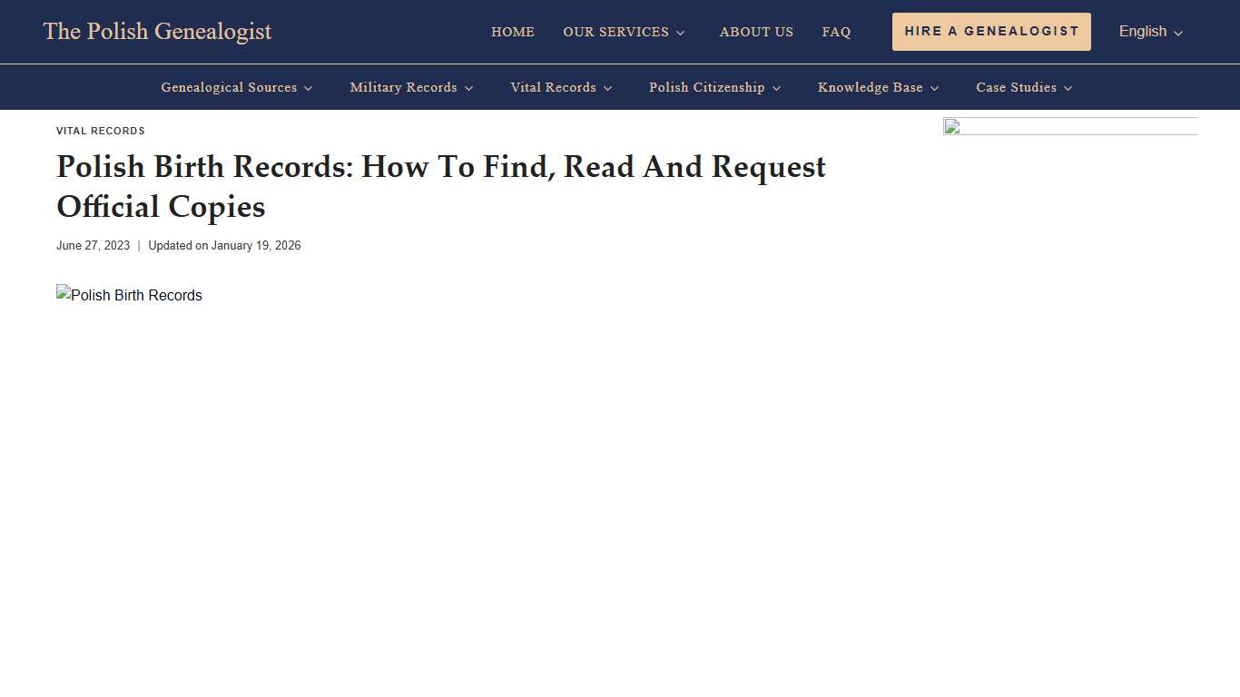Polish Birth Records Online: Find, Read & Request Official Copies